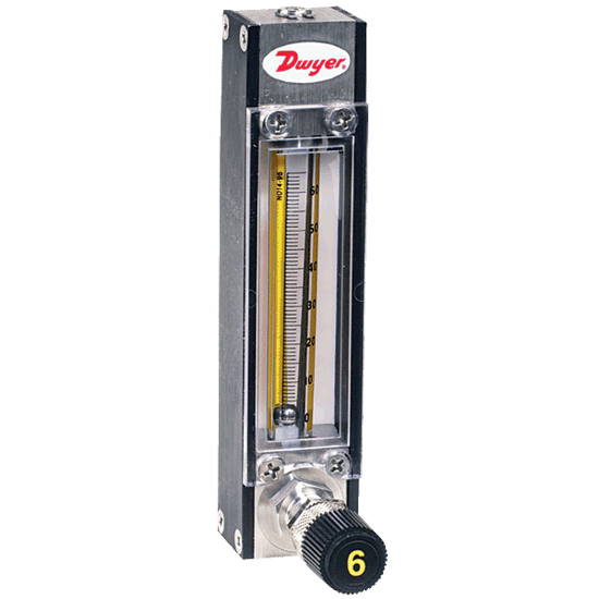 Dwyer Variable Area Glass Flowmeter, Series VA